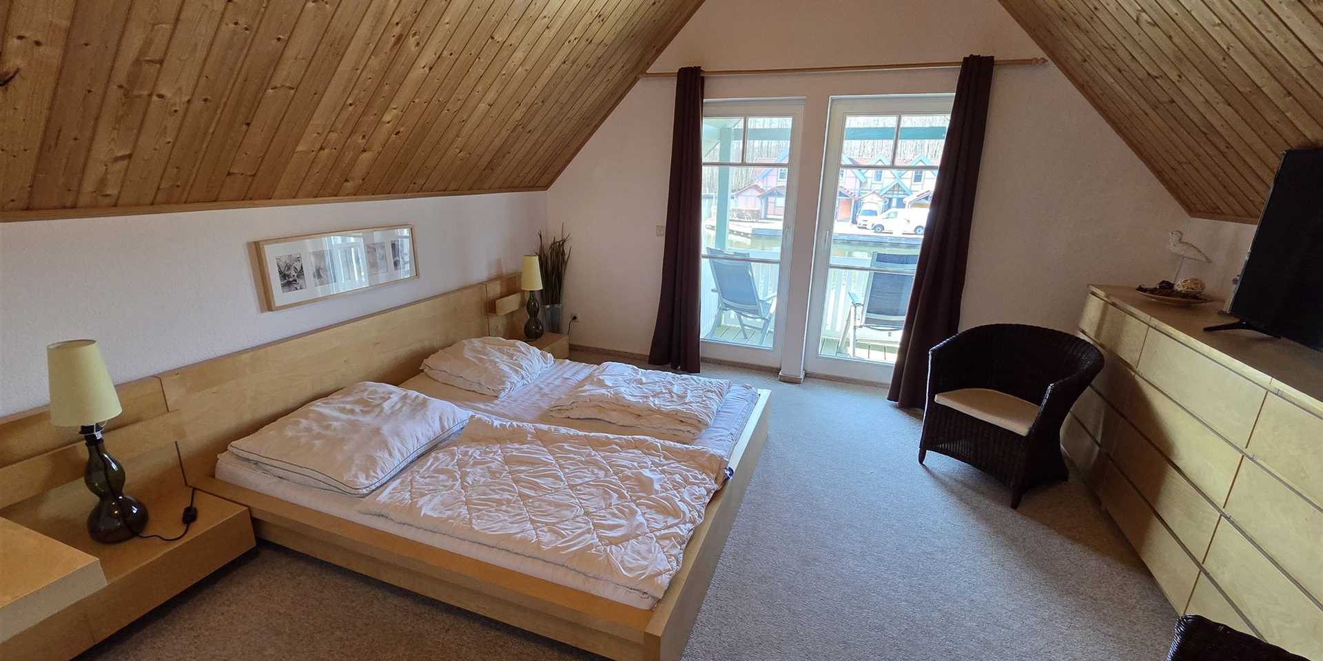 Schlafzimmer 1 im Ferienhaus