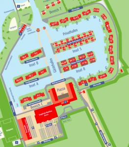 Lageplan Ferienhäuser Hafendorf